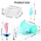 Interactive Cat Toys for Indoor Cats, Automatic Cat Toy with LED Lights, Cat Mouse Toys, Smart Sensing Moving Electric Cat Toys, USB Rechargeable
