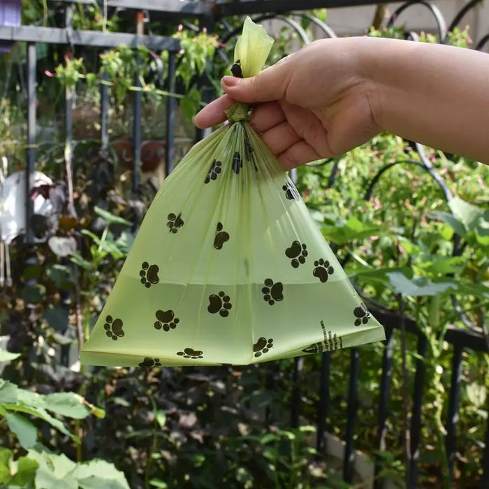 1-42 Rolls of Scented Biodegradable Pet Trash Bags for Dog Poop in Bulk or Single