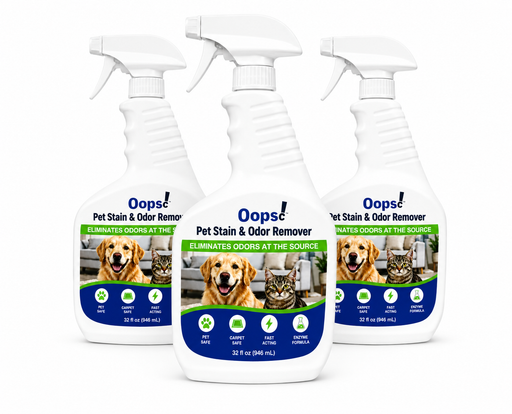 3 Bottles of Oopcs! Stain and Odor Remover