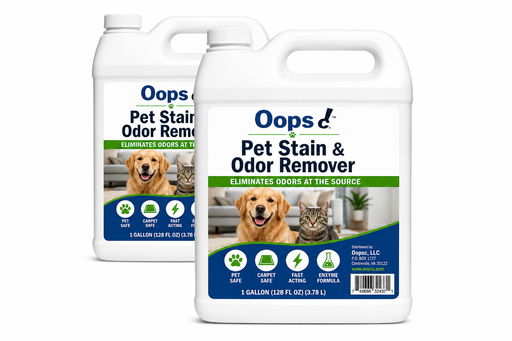 Two 1 Gallon Bottles of Refill Pet Stain and Odor Removal