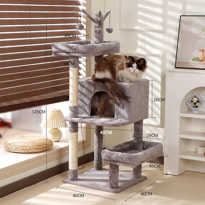Bed Condo Cat Tree Tower House for Large Big Cat Indoor
