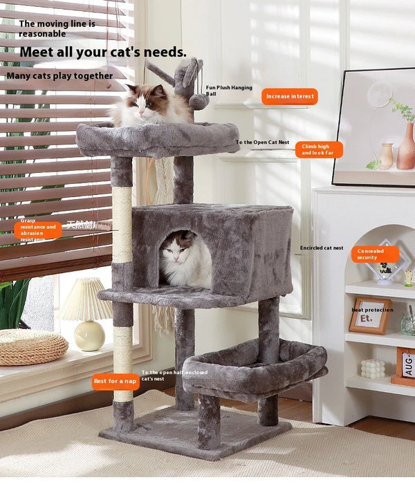 Bed Condo Cat Tree Tower House for Large Big Cat Indoor