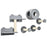 5pcs Brown FCJ Cat Wall-mounted Climbing Shelf Set Kitten Activity Center with Condo Cushion Scratching Post Jumping Platform