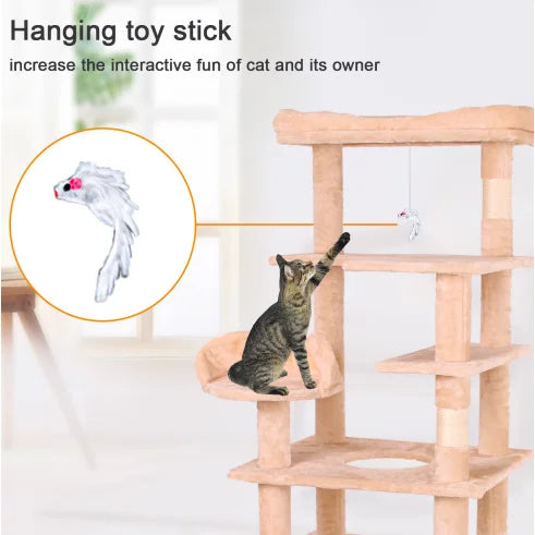 FCJ Cat Climbing Frame Interactive and Movement Toy for Cats
