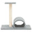 VidaXL Light Grey Cat Scratching Post Engineered Wood with Plush Sisal Tubes & Tunnels Product Category