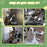 Cat Tree Indoor Cat Play Sleep Rest Large Christmas Roomy Condo Scratching Post Multi Level Particle Board Carton Packaging US