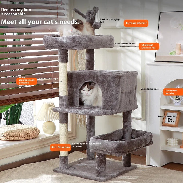 Bed Condo Cat Tree Tower House for Large Big Cat Indoor