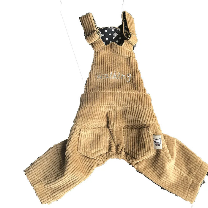 LAPLADOG Vintage Denim Jeans Pet Overalls/Jumpsuits