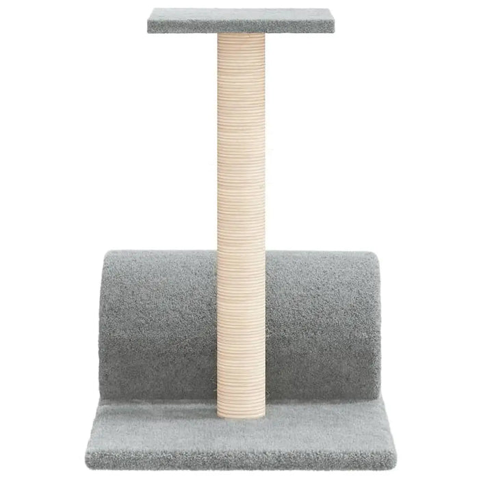 VidaXL Light Grey Cat Scratching Post Engineered Wood with Plush Sisal Tubes & Tunnels Product Category