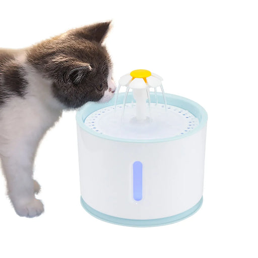 Cat Water Fountain, 71fl oz/2.1L Ultra Quiet Dog Water Dispenser, Automatic Pet Water Fountain for Cats Inside, Cat Water Dispenser with 1 Replacement Filter for Multiple Pets