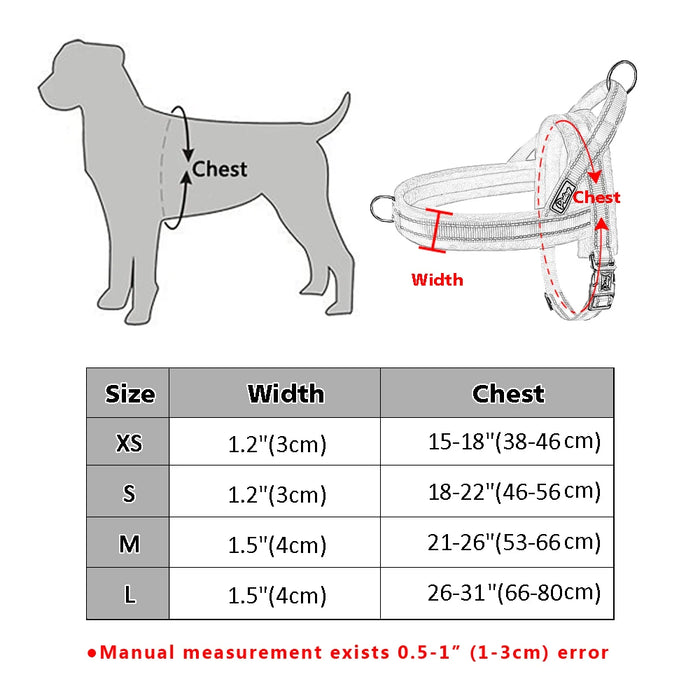 Pet Vest Padded Strap Harnesses