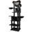 Cat Tree Indoor Cat Play Sleep Rest Modern Stylish High Grade Particle Board Cozy Hammock Roomy Condo Interactive Toy 68in Tall