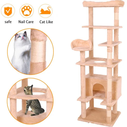 FCJ Cat Climbing Frame Interactive and Movement Toy for Cats