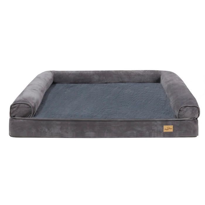 XXL Large Orthopedic Dog Bed Cozy Pet Dogs Bedding with Bolster Washable Cover