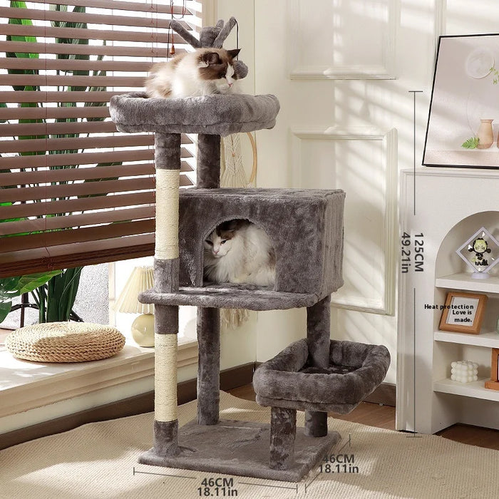 Bed Condo Cat Tree Tower House for Large Big Cat Indoor