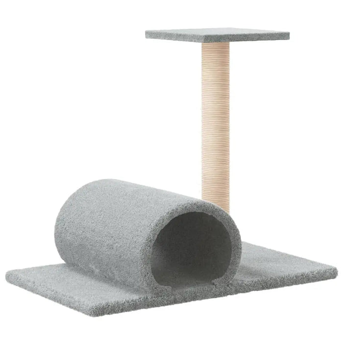VidaXL Light Grey Cat Scratching Post Engineered Wood with Plush Sisal Tubes & Tunnels Product Category