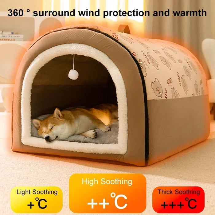 Dog Kennel with Detachable and Washable Mat