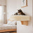 Wall Mounted Wooden Cat Space, Small Pet Bed Cat Furniture, winter cat perch with supports