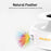 ROJECO 2-in-1 Automatic  Smart Cat Feather and Fun Ball Toy