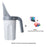 Cat Litter Scoop Integrated Cat Poop Pick Up Tool With Built In Garbage Bag Set Detachable Washable Pet Cat Toilet Cleaning Supp