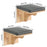 Indoor Wall-Mounted Cat Shelf Soft Cushioned Bed & Perch for Kittens & Adult Cats Cat Furniture for Climbing Sleeping & Playing