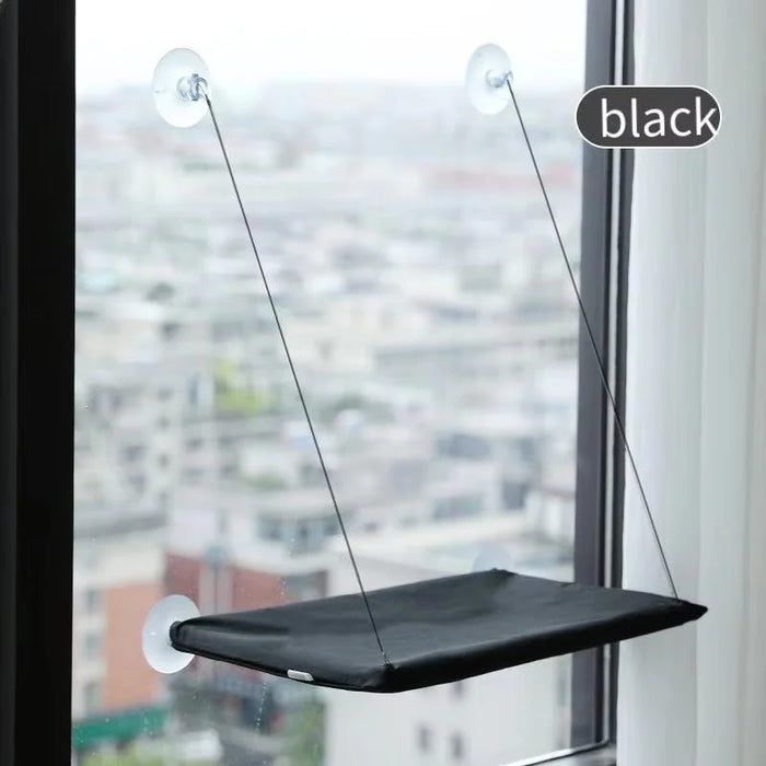 Winter Cat Window Hanging Hammock Bed Suction Cup Space Saving All Seasons Easy Install Pet Bed Cat Climbing Frame