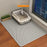 90X60CM Double Layer Cat Litter Mat Waterproof Nonslip Washable Sand Trapping Pet Toilet Mat for Home Cat Cleanliness
