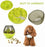 Treat Ball Interactive Food Dispensing Dog Toy , Assorted Colors