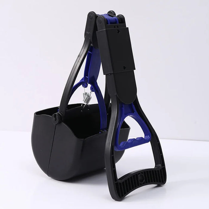 Portable Foldable Dog Poop Scooper No-Bend Pet Waste Pickup Tool Scoop for Large/Small Dogs Outdoor Walking  Lawn Cleaning Pet