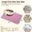 Cat Litter Mat Double Layer Pet Non Slip Big Pet Litter Box Filter MatWear Resistant Waterproof Anti-slip Cat Litter Mat