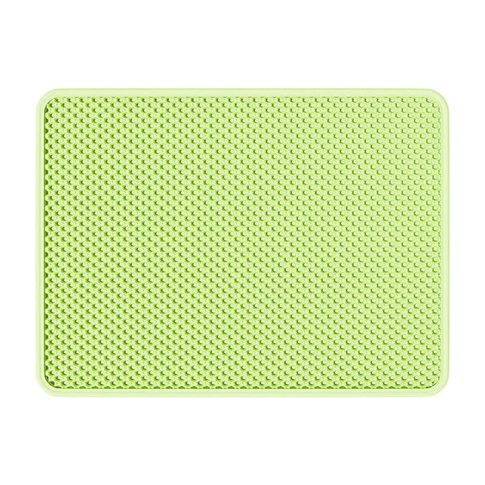 Cat Litter Mat Anti Scatter Litter Trapping Pad Double Layer Waterproof Non Slip Cat Litter Box Mat Floor Clean Pet Cat Supplies