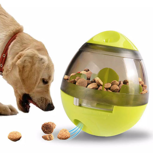 Treat Ball Interactive Food Dispensing Dog Toy , Assorted Colors