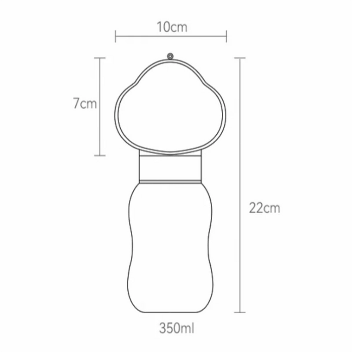 Portable Pet Dog Water Bottle For Small Large Dogs Travel Puppy Cat Drinking Bowl Outdoor Pet Water Dispenser Feeder Pet Product