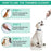 2 In 1 Pet Dog Clicker Dog Training Whistle Dog Trainer Puppy Stop Barking Training Aid Tool with Key Ring Pet dog Supplies