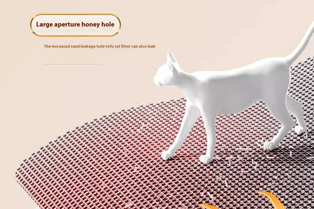 Cat Litter Mat Heavy Duty Waterproof 2 Layer Non Slip Washable Pet Floor Protector Litter Box Sand Stopper Pet Product