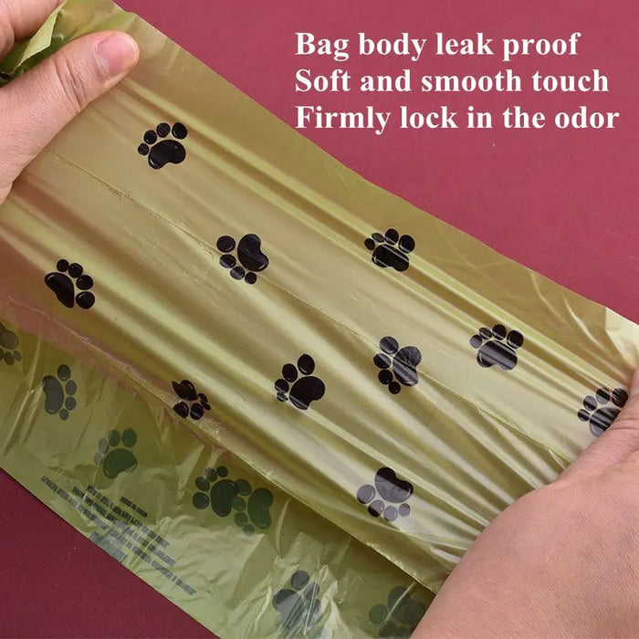 1-42 Rolls of Scented Biodegradable Pet Trash Bags for Dog Poop in Bulk or Single