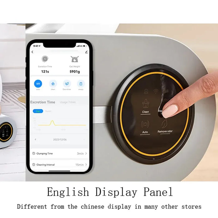 Singweda Tonepie Automatic Self-Cleaning Litter Box with APP