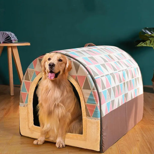 Large Foldable Indoor Dog and Cat House