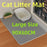 90X60CM Double Layer Cat Litter Mat Waterproof Nonslip Washable Sand Trapping Pet Toilet Mat for Home Cat Cleanliness