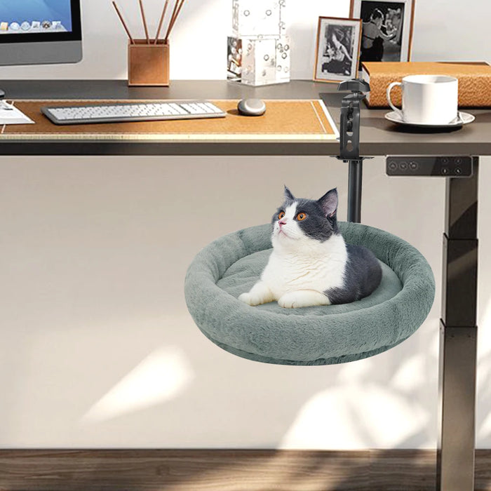 Wall Mounted Wooden Cat Space, Small Pet Bed Cat Furniture, winter cat perch with supports