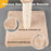 32" Tall Cat Scratching Posts For Indoor Cats Adults With Toy Ball, Large Cat Scratch Post Includes Sisal Rope