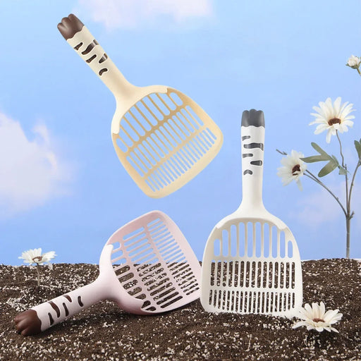 2-in-1 Cat Litter Scoop - Fine Mesh Shovel for Efficient Poop Cleaning, Anti-Clog Pet Litter Scooper