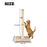 32" Tall Cat Scratching Posts For Indoor Cats Adults With Toy Ball, Large Cat Scratch Post Includes Sisal Rope
