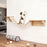 Cat Wall Climbing Shelves Wall-Mounted Furniture Set 2 Shelves with 1 Bridge Ladder for Indoor Cats Tree Tower Bed Accessories