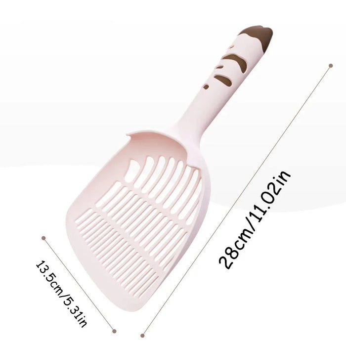 2-in-1 Cat Litter Scoop - Fine Mesh Shovel for Efficient Poop Cleaning, Anti-Clog Pet Litter Scooper
