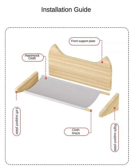 Suction Cup Cat Climbing Wooden Wall Jumping Cats Space Capsule Cat Nest Hanging Basket Pet Products Supplies Furniture