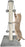 29'' Natural Sisal Rope Cat Scratching Post with 4 Dangling Toy Balls for Large Cats