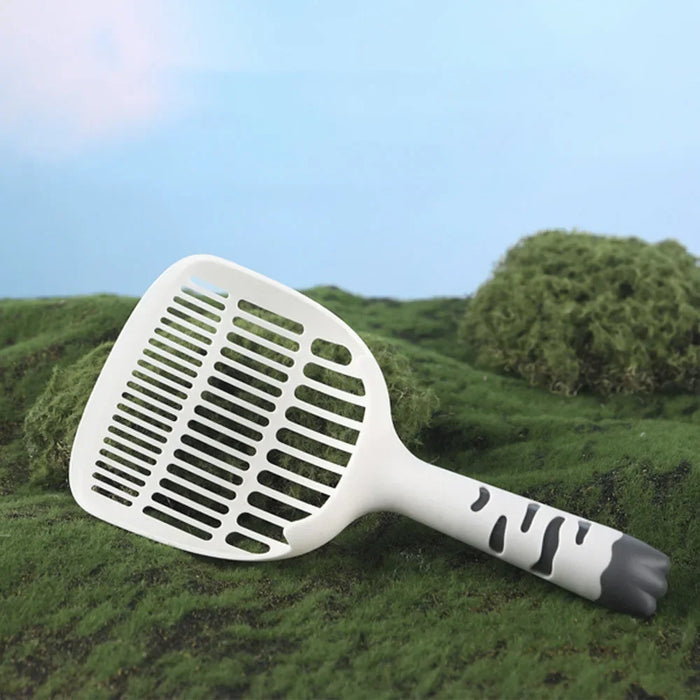 2-in-1 Cat Litter Scoop - Fine Mesh Shovel for Efficient Poop Cleaning, Anti-Clog Pet Litter Scooper