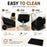 Cat Litter Mat, Honeycomb Double Layer Design, EVA Pad for Litter Box, Traps Urine & Scatter, Easy Clean Non-Slip Mat, Reduce Wa
